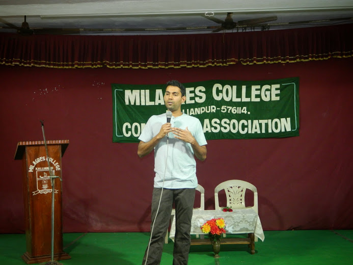 Guest Lecture on U. S. Financial Markets at Milagres College, Kallianpur